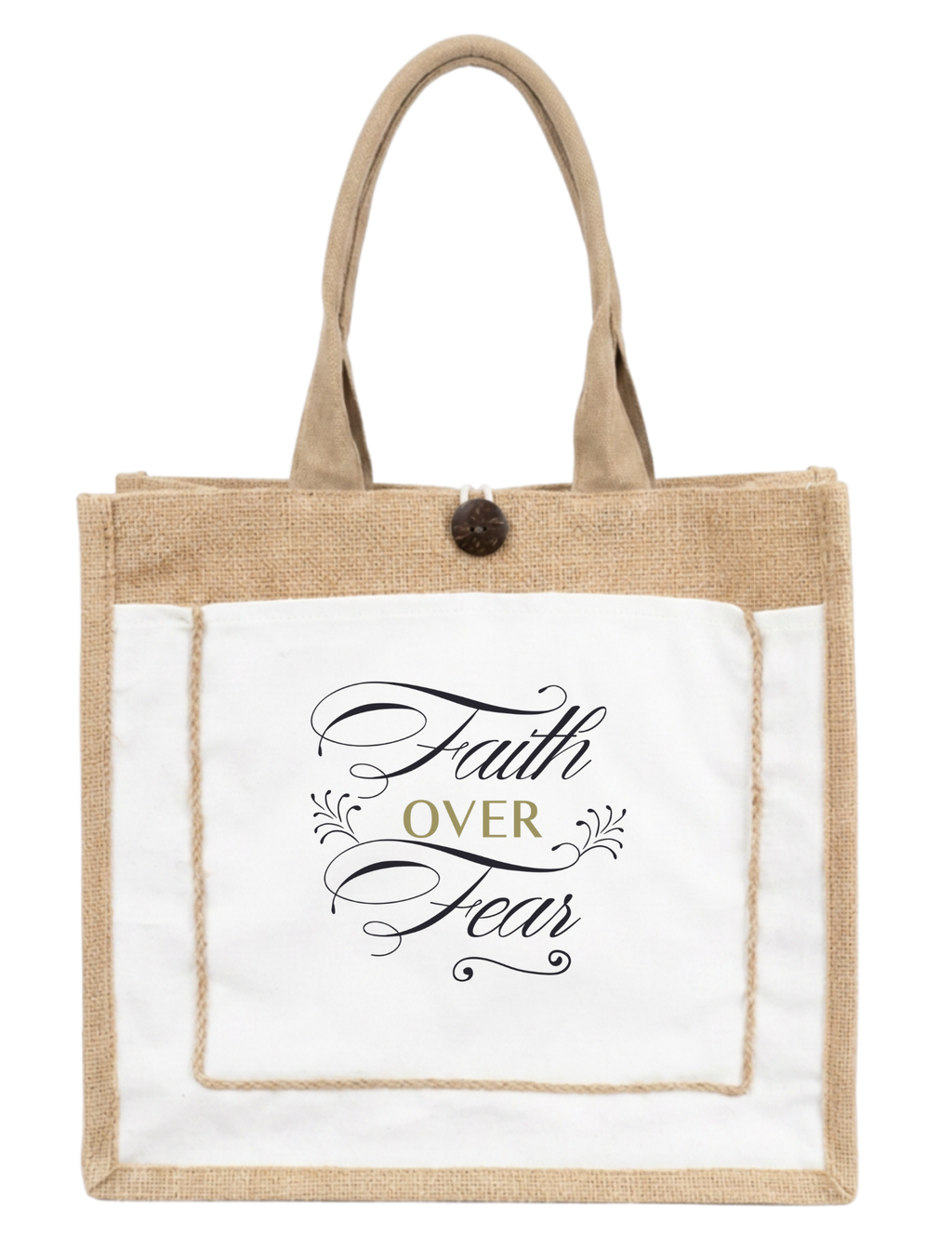 Faith over Fear Tote Bag