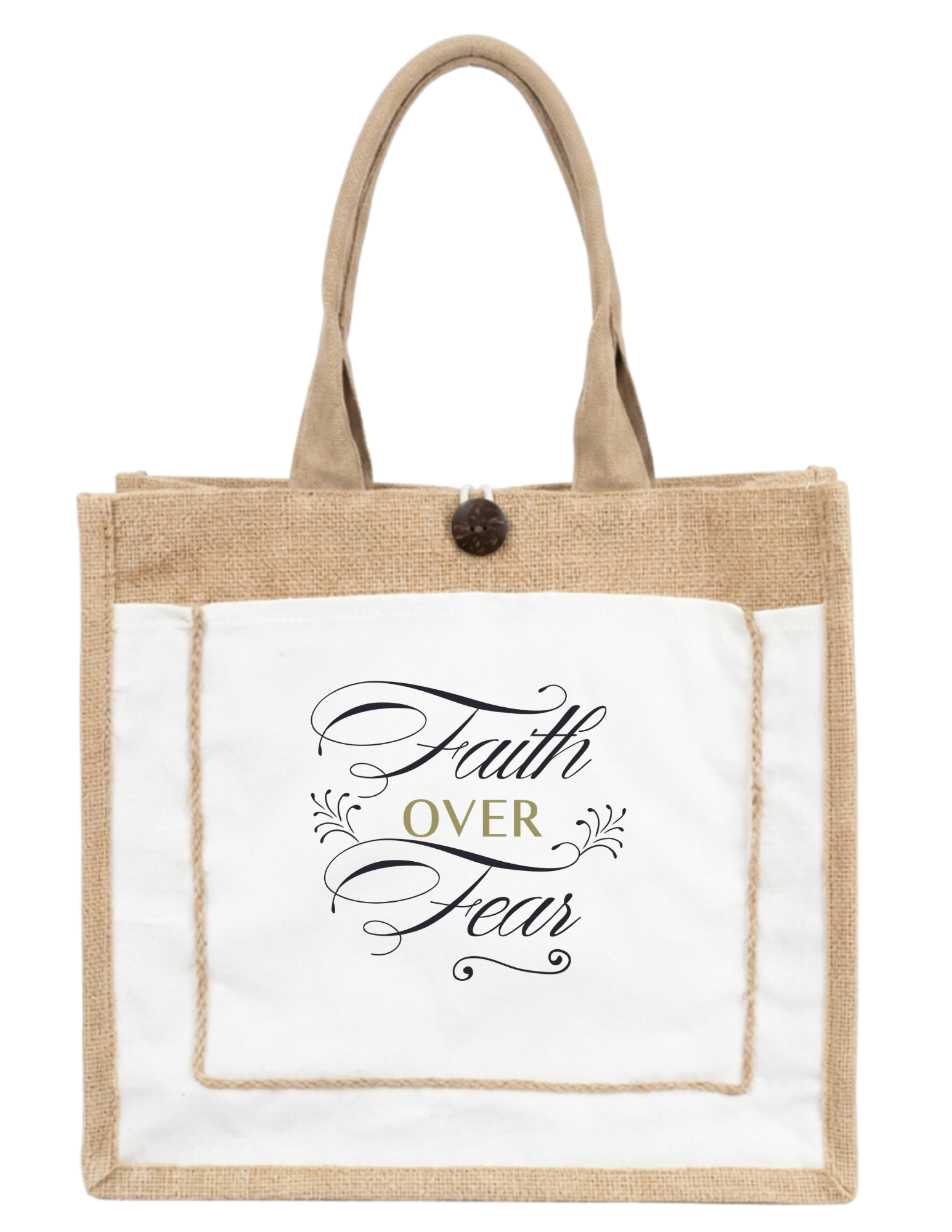 Faith over Fear Tote Bag